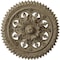Ekena Millwork York Ceiling Medallion (Fits Canopies up to 3 5/8"), 21 5/8"OD x 2 1/2"P, Gobi Desert Crackle CM21YOGDC - alternate 1